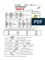 Present Simple: Grammar Worksheet