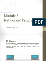 Module 5-Networked Programs