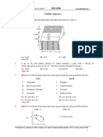 Ans: (D) : PAPER-I (Objective)