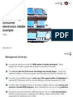 B2B Benchmarking: Consumer Electronics Retailer Example: Study