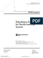 AWWA Standard (For) Polyethylene Encasement For Ductile-Iron Pipe Systems