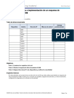 Diseño e Implementación de Un Esquema de Direccionamiento VLSM