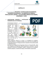 Texto - Investigación de Incidentes Accidentes - Fiscalización Laboral PDF