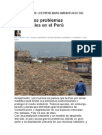 Importancia de Problema Ambiental Del Mundo