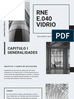 RNE E.040 Vidrio