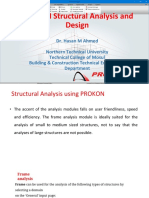 PROKON Structural Analysis and Design