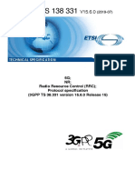 ETSI TS 138 331: 5G NR Radio Resource Control (RRC) Protocol Specification (3GPP TS 38.331 Version 15.6.0 Release 15)