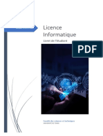 Livret Étudiant Licence Informatique