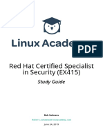 Red Hat Certified Specialist in Security (EX415) : Study Guide