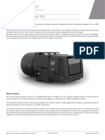 Digital Camera: Datasheet Hasselblad A5D