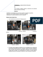 1.-Título de La Experiencia: Reacción de Fehling Objetivo General