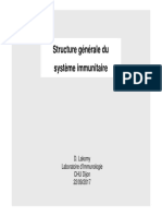 Structure Générale Du Système Immunitaire Mme LAKOMY .PPT Lecture Seule Mode de Compatibilité PDF