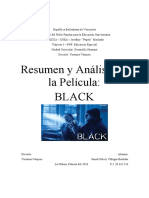 Resumen y Analisis de La Pelicula BLACK