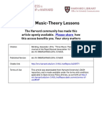 Three Music-Theory Lessons