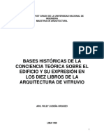 Bases Históricas de La Conciencia Teórica Sobre El Edificio