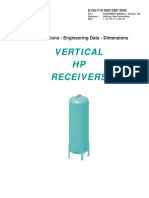 Vertical HP Receivers: Specifications - Engineering Data - Dimensions