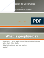 Introducing To The Geophysics - PPTX First Lecture