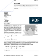 ISO Metric Thread