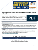 Death Penalty For Drug Trafficking Cases in Malaysia: Theory Vs Reality