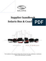 Supplier Handbook of Solaris Bus Coach S.A.