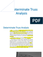 Determinate Truss Analysis