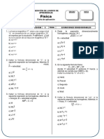 Ficha - Ecuaciones Dimensionales - Teams PDF