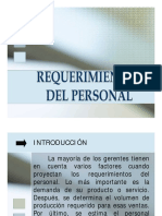 Requerimiento de Personal