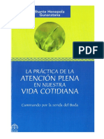 La Practica de La Atencion Plena en Nuestra Vida Cotiana Henepola Gunaratana