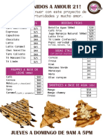 Menu Amour21 Nueva Normalidad PDF