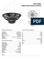 18XL1600 High Performance Series