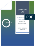 Universidad UTE: Instrumentación Industrial I