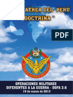 DOFA - 3.6 Operaciones Militares Diferentes A La Guerra