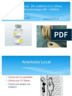 Anestesia Local - DR