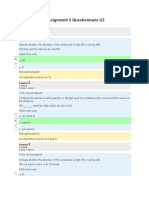 Assignment 5 Questionnaire U3. InglesII - UVEG