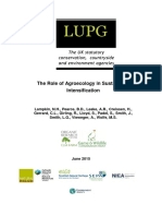 The Role of Agroecology in Sustainable Intensificaiton LUPG Commissioned Report June 2015