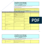 Smartplant License Manager Installation & Setup Checklist