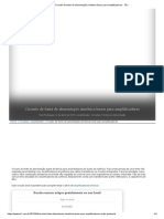 Circuito de Fonte de Alimentação Simétrica Linear para Amplificadores - TE1