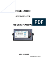 NGR-3000 (GPS NAVIGATOR) User's Manual - 20180309 V3.0