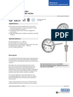 Bimetal Thermometer Model 54, Industrial Series: Applications