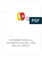 INFORME FINAL AÑO SALUD RURAL Chabayan