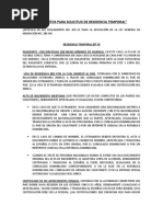 Requisitos para Solicitud de Residencia Temporal - RT3 - RT4 - RT9