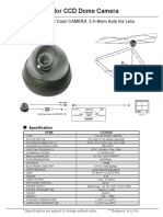 Color CCD Dome Camera: Cd35Vad