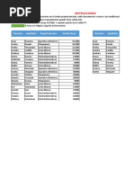 Ejercicio 1 Excel 