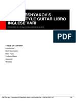 Igor Presnyakov S Fingerstyle Guitar Libro Inglese Vari Dbid SV PDF