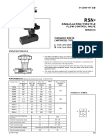 Series 30 Threaded Ports Cartridge Type P Max (See Table of Performances)