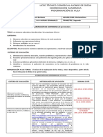 Syllabus Segundo Trimestre 5º