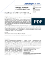 Acute Treatment Patterns in Patients With Migraine Newly Initiating A Triptan