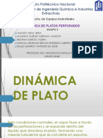 Dinámica de Platos Perforados. Equipo 4