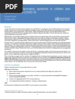 Multisystem Inflammatory Syndrome in Children and Adolescents With COVID-19