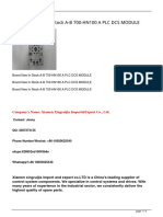 Brand New in Stock A B 700 hn100 A PLC Dcs Module PDF